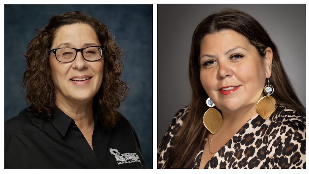  Cheryl Cloud (left), director of the Wisconsin Native Loan Fund, and Fern Orie, interim CEO of the Wisconsin Indigenous Housing and Economic Development Corporation, are leading efforts to launch the Wisconsin Native Homeownership Coalition