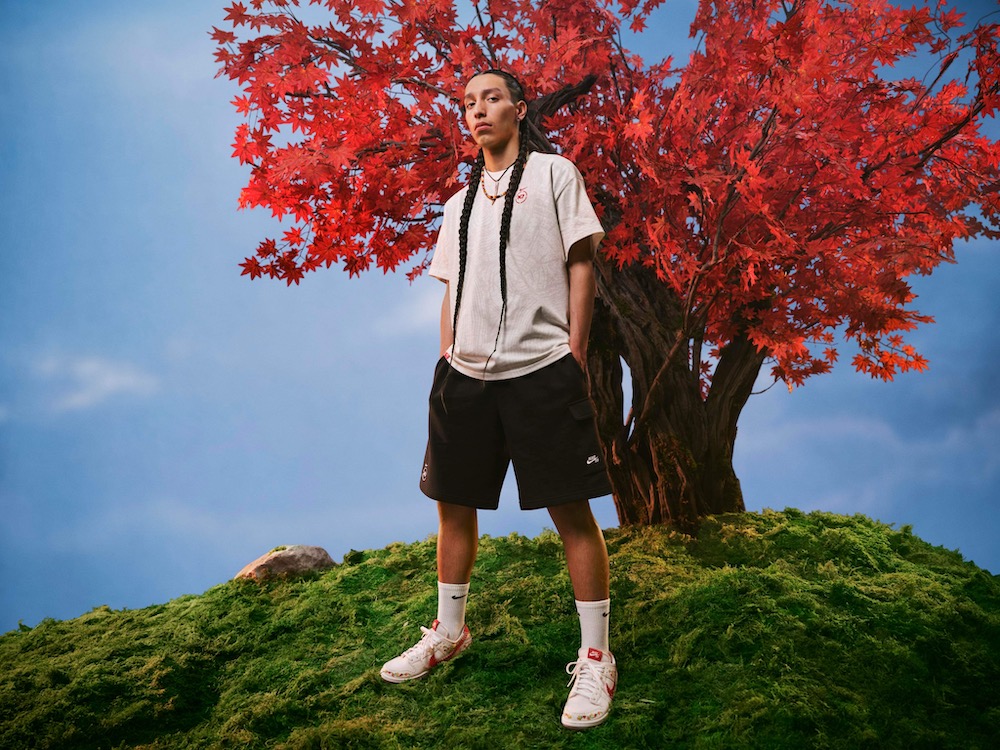 STRIDING INTO THE FUTURE: Rebekah Jarvey's Indigenous style shines in a  Nike collaboration, new ready-to-wear collection, and her son's ascendant  modeling career