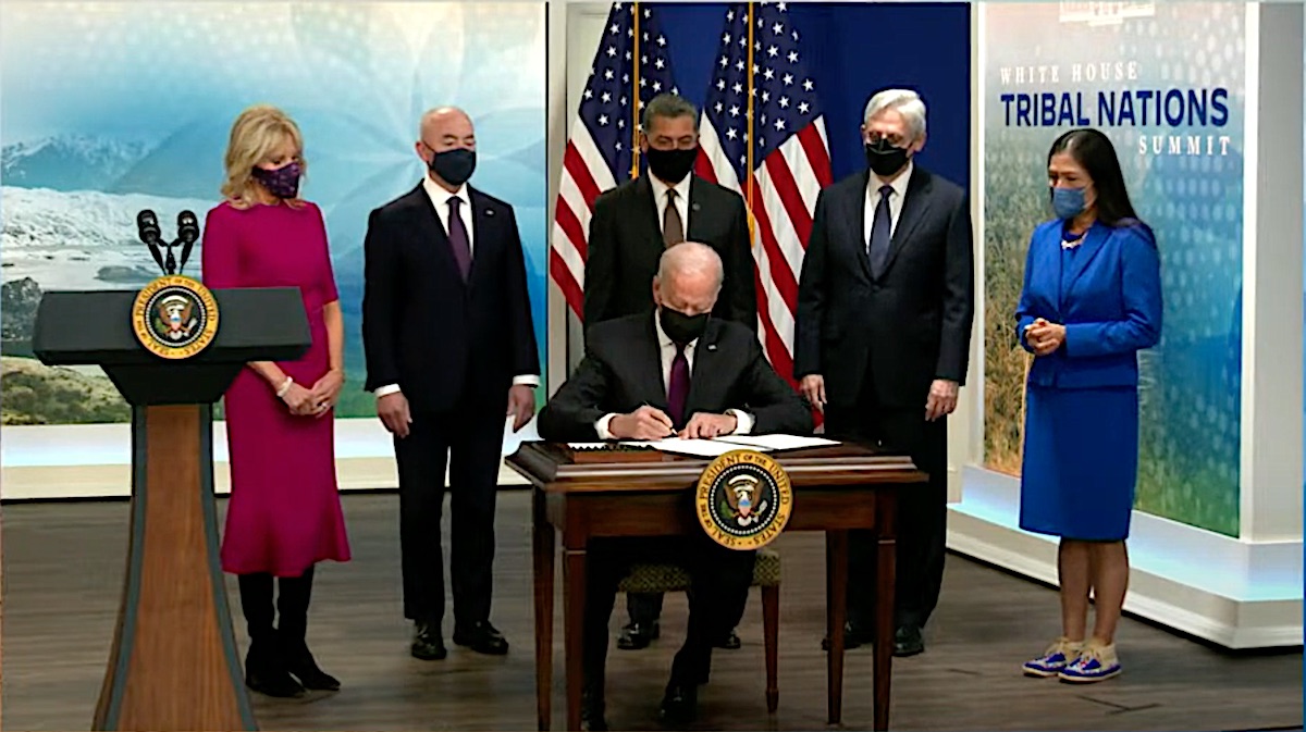 Biden signing legislation