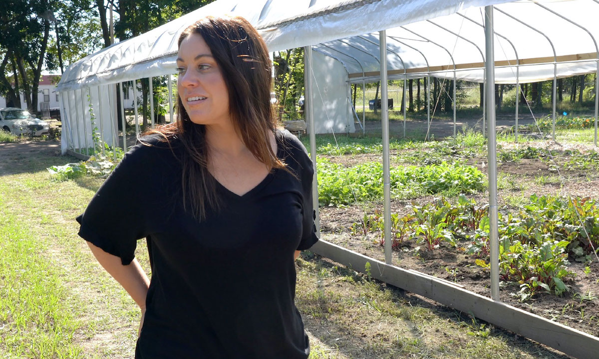 Valarie Jernigan visits Osage Nation farm